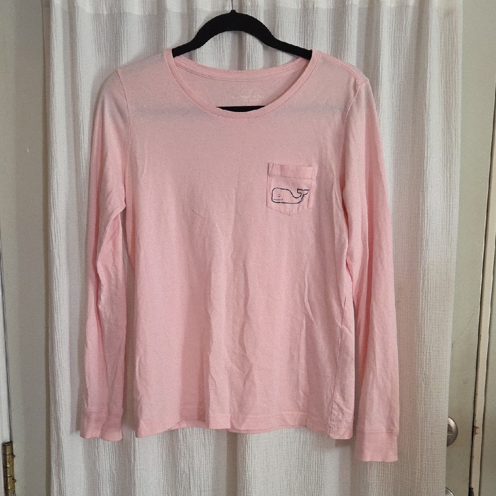 Vineyard Vines Light Pink Long Sleeve Top